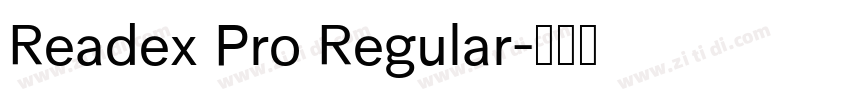 Readex Pro Regular字体转换 Readex Pro Regular字体转换